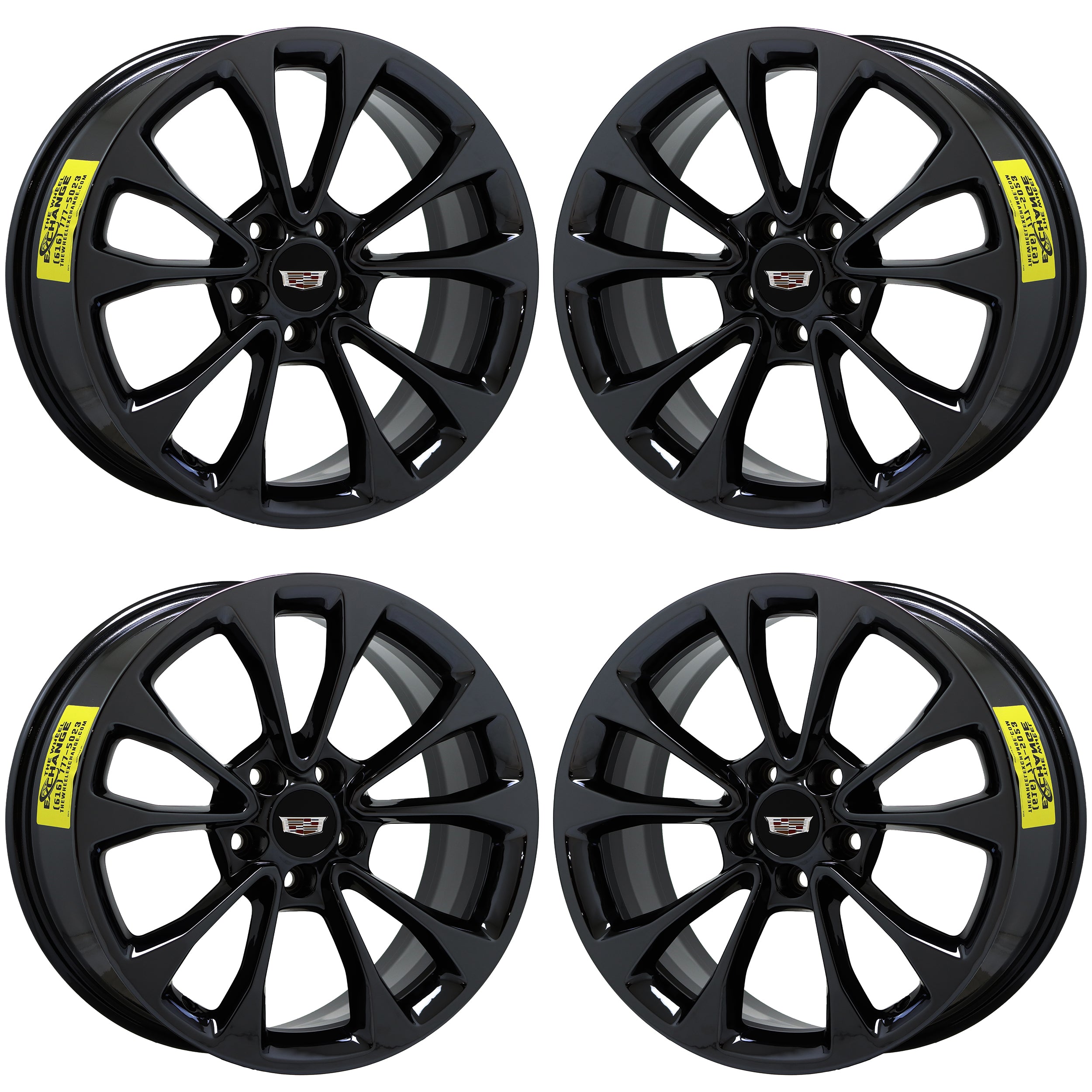 18" Cadillac ATS Coupe Gloss Black wheels rims Factory OEM 4731 4734 EXCHANGE
